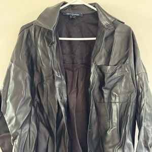 Faux Leather Jacket